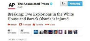 Hackeo a cuenta de Twitter de AP provoca caída en Bolsa de Valores 1 ap