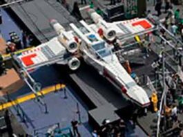 Fabrican nave de Star Wars ¡con más de 5 millones de piezas de Lego! Nave Lego Star Wars