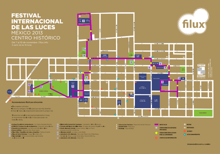 Y se hizo la luz en el Centro Histórico... 1 mapa filux