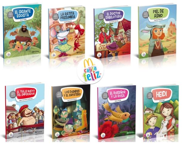 libros cuentos infantiles Cajita Feliz McDonald's