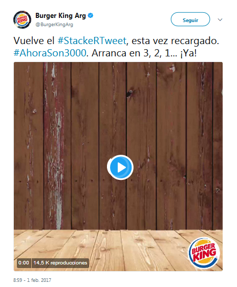 Burger King Stacker