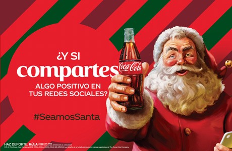#SeamosSanta, la campaña navideña de Coca-Cola
