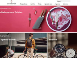 sitio de e-commerce Victorinox
