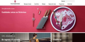 sitio de e-commerce Victorinox