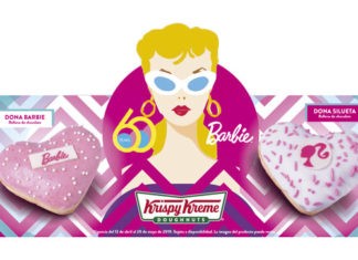 Krispy Kreme celebra 60 años de Barbie con esta dona conmemorativa Barbie en Krispy Kreme