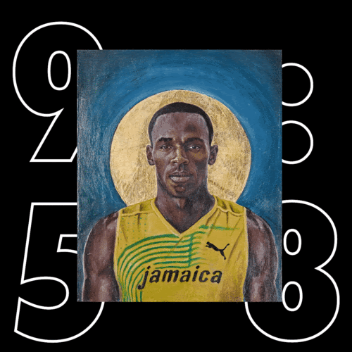 retrato Bolt de David Diehl