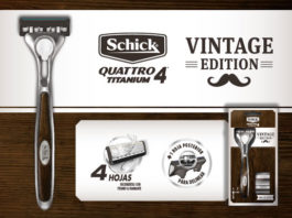 Un rasurado con estilo Vintage Schick Quattro Vintage