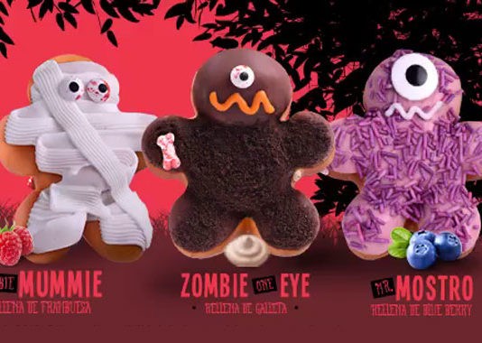Adorables monstruos atacan Krispy Kreme para este Halloween El ataque de los monstruos