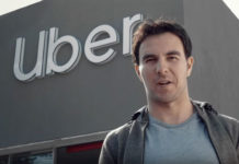 Checo Pérez socio conductor de Uber