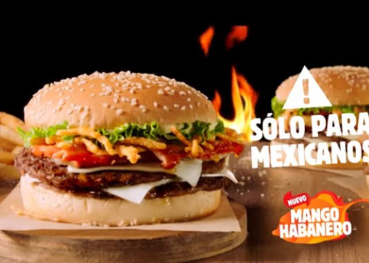 Mango Habanero King, la nueva hamburguesa de Burger King sólo para mexicanos hamburguesa Mango Habanero King