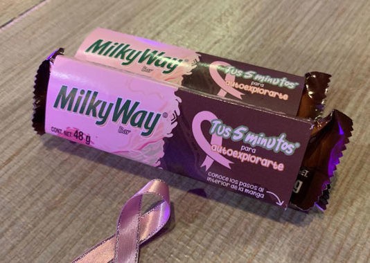 campaña rosa Milky Way