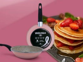 Vasconia lanza sartén Vitroacero Rosa para luchar contra el cáncer de mama sartén Vitroacero Vasconia