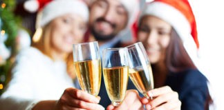 alcohol en fiestas de Navidad