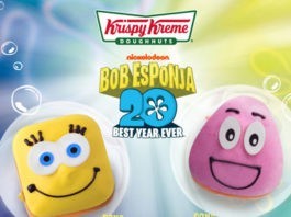 Así celebra Krispy Kreme el Cumpleaños 20 de Bob Esponja Krispy Kreme donas Bob Esponja