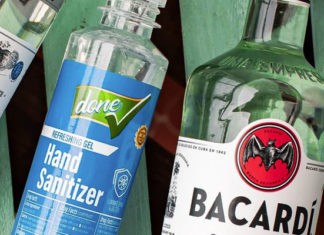 desinfectante de manos Bacardi