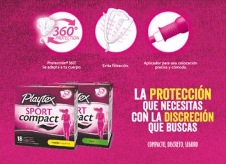 Trivia: Playtex Sport Compact, la protección que necesitas para estar en movimiento tampones Playtex Sport Compact