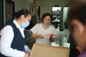 Ayuda médicos pizza