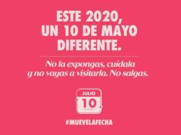 #MueveLaFecha, la iniciativa que invita a festejar a mamá el 10 de julio Mueve la Fecha Día de las Madres