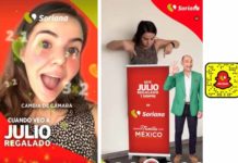 Julio Regalado ofrece experiencia de realidad aumentada en Snapchat Julio Regalado Snapchat realidad aumentada