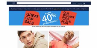 Gap tienda en línea México