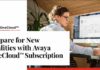 Avaya OneCloud Subscription apoya a empresas en su paso a la digitalización Avaya OneCloud Subscription