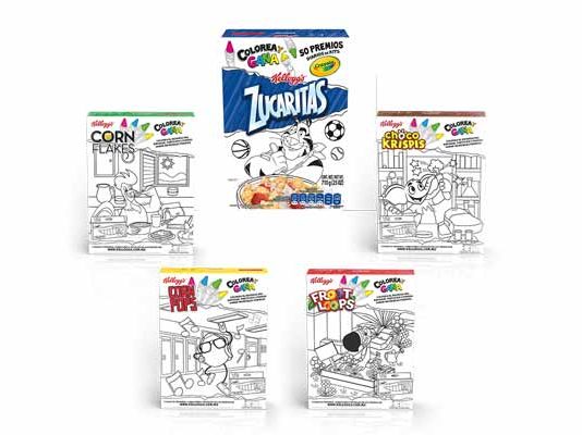 Colorea para ganar premios en la nueva promoción de Kellogg’s y Crayola promoción Kellogg's Crayola