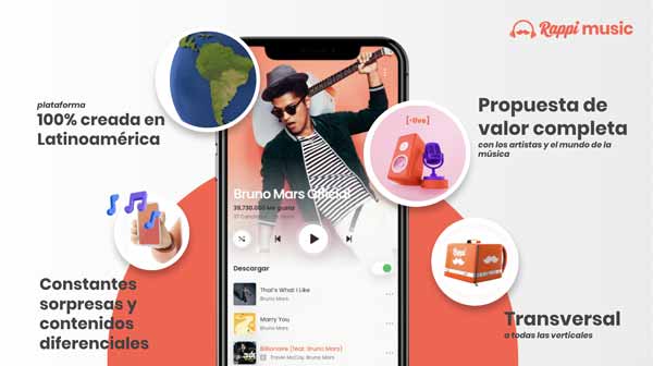 Rappi Entretenimiento, la nueva vertical creada para brindar diversión a los usuarios 4 Rappi Music