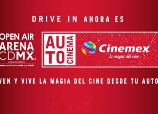 Se inaugura el Autocinema Cinemex Open Air Mx en Arena Ciudad de México Autocinema Cinemex Open Air Mx