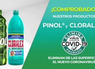 Cloralex y Pinol Sars-Cov-2