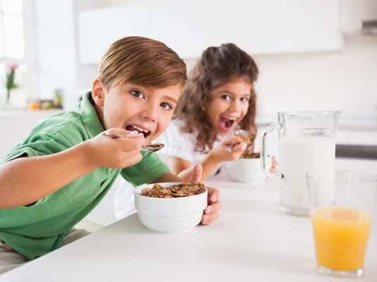 importancia del desayuno en niños