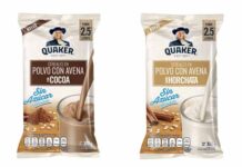 Quaker lanza nueva línea de Polvo con Avena sin azúcar Polvo con Avena Quaker