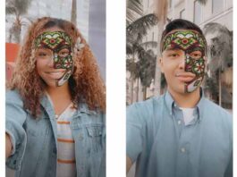 Snapchat crea máscara de Arte Huichol en Realidad Aumentada lente arte huichol realidad aumentada