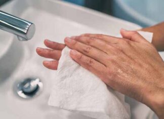 toallas de papel desechables