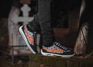 Panam Calavera rinde homenaje al Día de Muertos tenis Panam Calavera