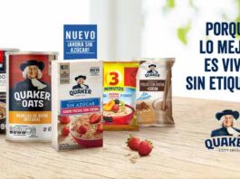 Quaker sellos nutrimentales