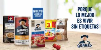 Quaker sellos nutrimentales