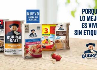 Quaker sellos nutrimentales