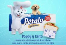 servilletas decoradas Pétalo Bimbo