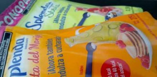 Splenda Stevia y Fruta del Monje en bolsa