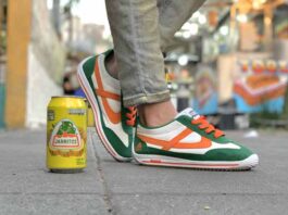 Panam lanza edición especial de tenis inspirados en Jarritos edición especial Jarritos x Panam