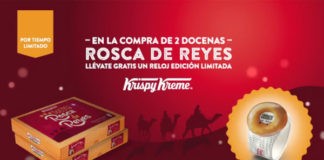 dona rosca de reyes Krispy Kreme