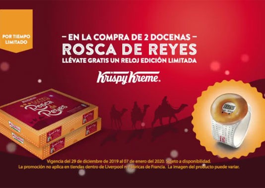 La tradicional dona de Rosca de Reyes llega a Krispy Kreme dona rosca de reyes Krispy Kreme