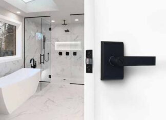 color negro en manijas