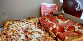 NFL Dipper Pizza Little Caesars