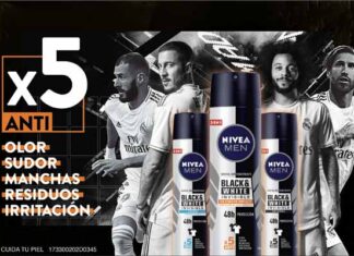 Nivea Men Black & White Ultimate Impact acompaña al Real Madrid en la temporada 2020-21 Nivea Men Real Madrid