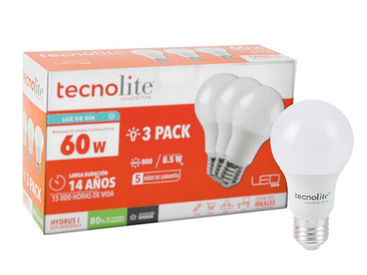 Trivia: ¿Quieres ahorrar luz? Usa focos LED de Tecnolite focos LED Hidrus Tecnolite