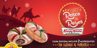 rosca de reyes Krispy Kreme