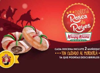 Inicia 2021 con una docena de Rosca de Reyes de Krispy Kreme rosca de reyes Krispy Kreme