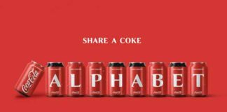 letras del abecedario Coca Cola