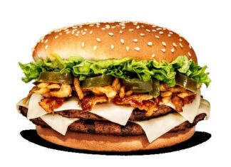 Guacamole Crunch King resalta el sabor del aguacate mexicano hamburguesa Guacamole Crunch King